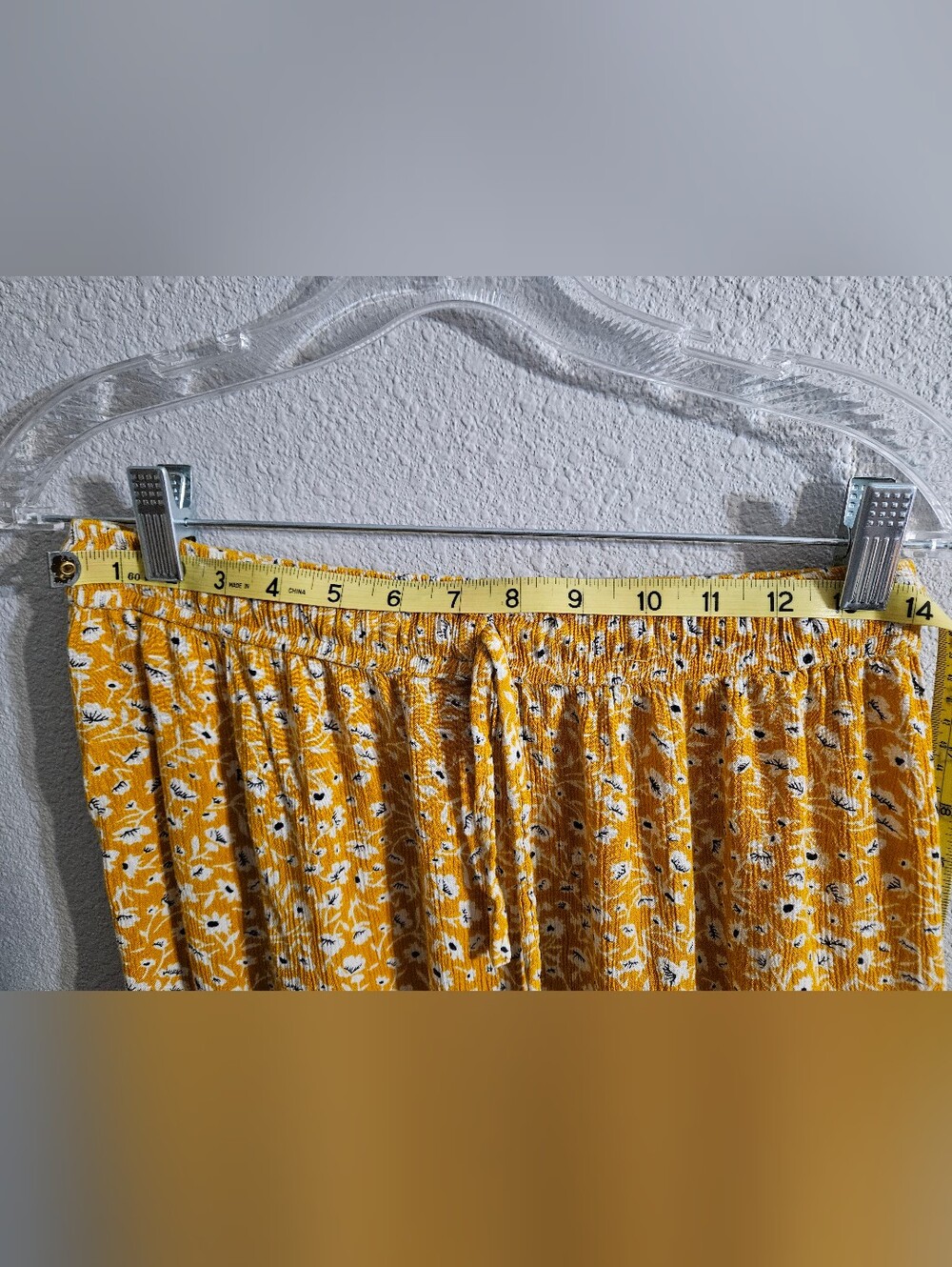 Jackpot OSFA Tiered Floral Maxi Skirt in Mustard, Pink, Black & Blue - Picture 6 of 8